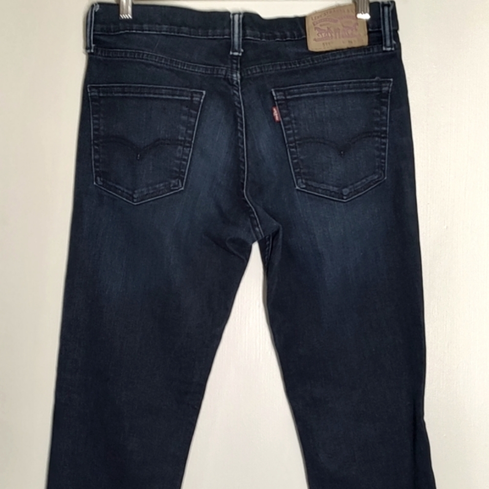 Levi's Men's Skinny Blue Jeans - Picture 6 of 7